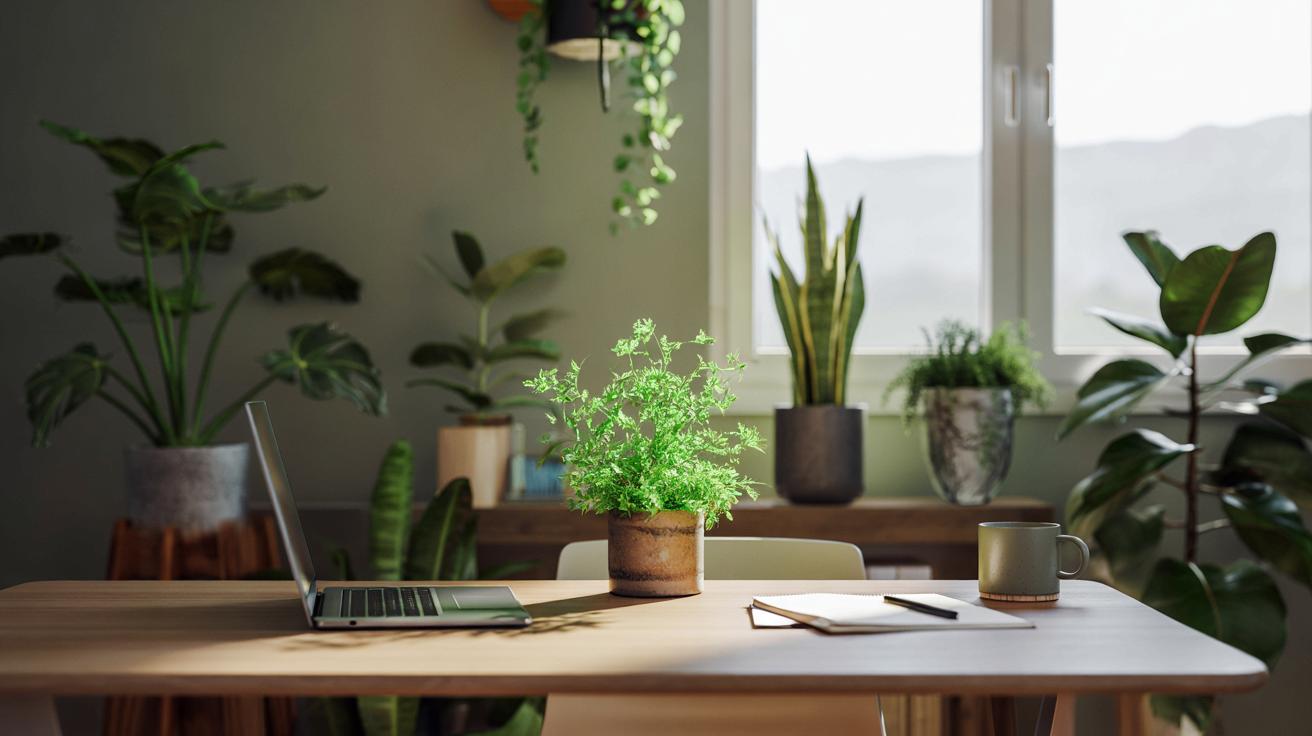 Der erstaunliche Effekt von Pflanzen im Raum auf Konzentration und Stimmung